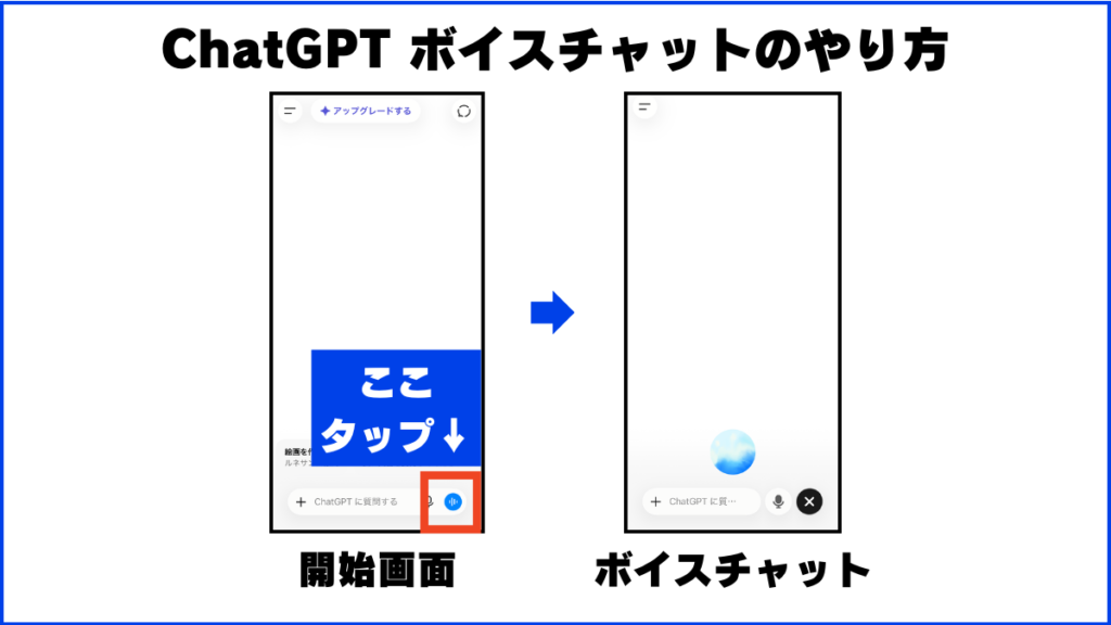 ChatGPT ボイスチャットのはじめ方